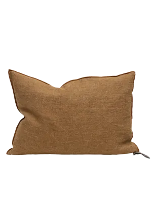Washed Linen Lumbar in Havane