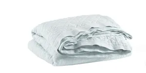 Washed Linen Quilt - Sky