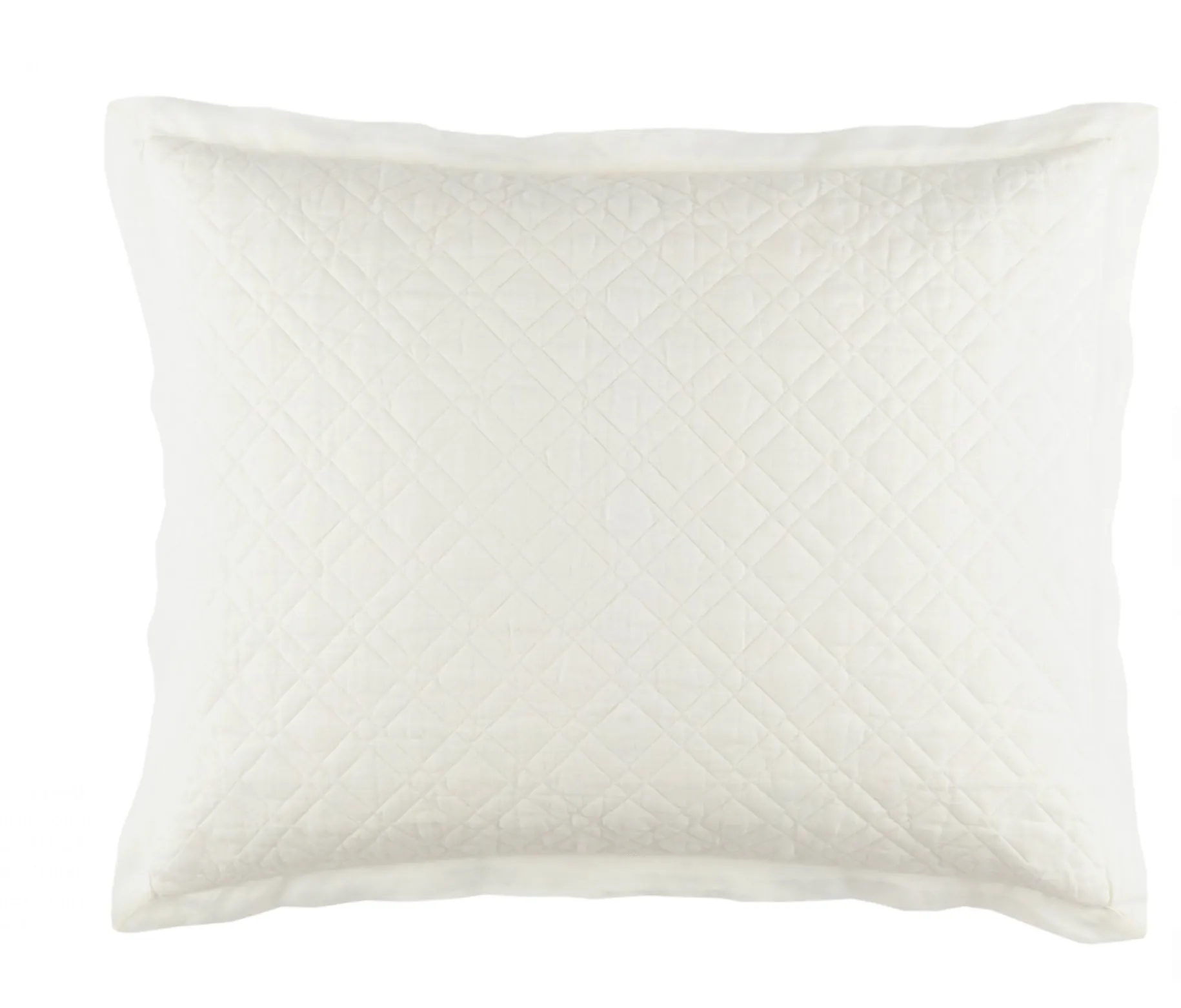 Washed Linen Sham - Ivory