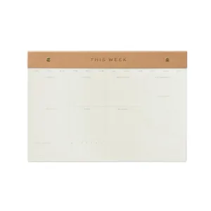 Weekly Notepad Camel
