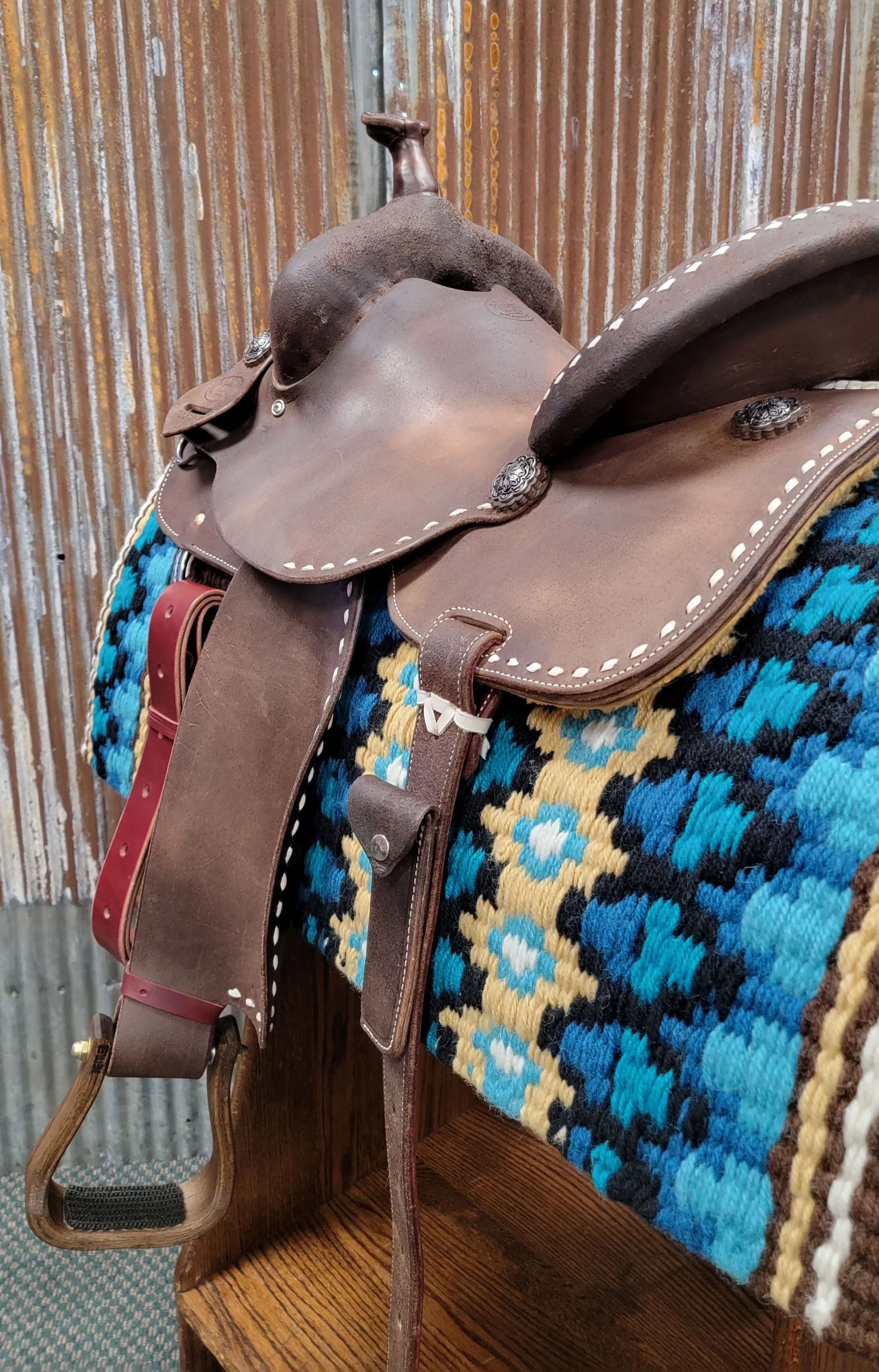 West 20 Custom Buckstitch Barrel Racer by RW Bowman