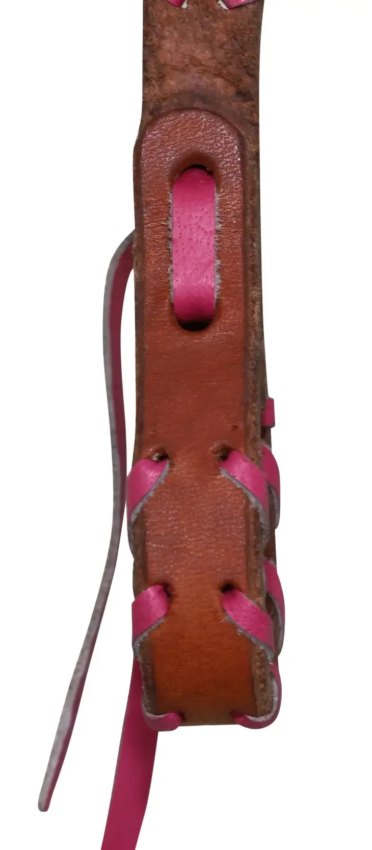 Western Reins Brown & Pink