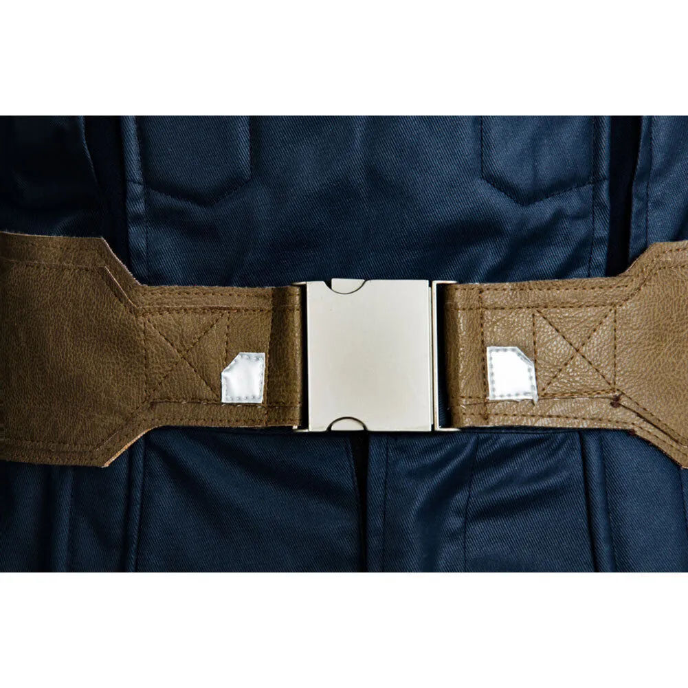 Winter Soldier Steve Rogers Uniform Outfit Cosplay Costume