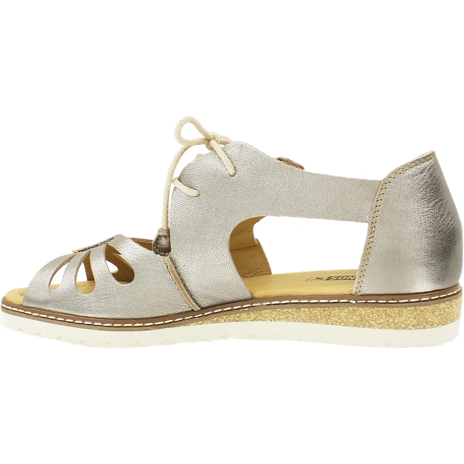 Women's Pikolinos Alcudia W1L-0917CL Stone Metallic Leather