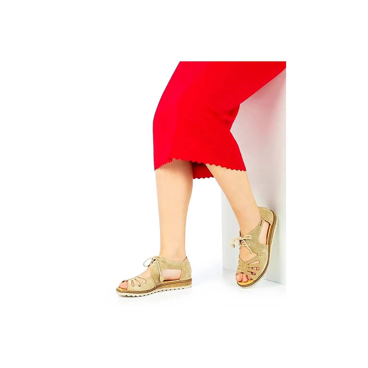 Women's Pikolinos Alcudia W1L-0917CL Stone Metallic Leather