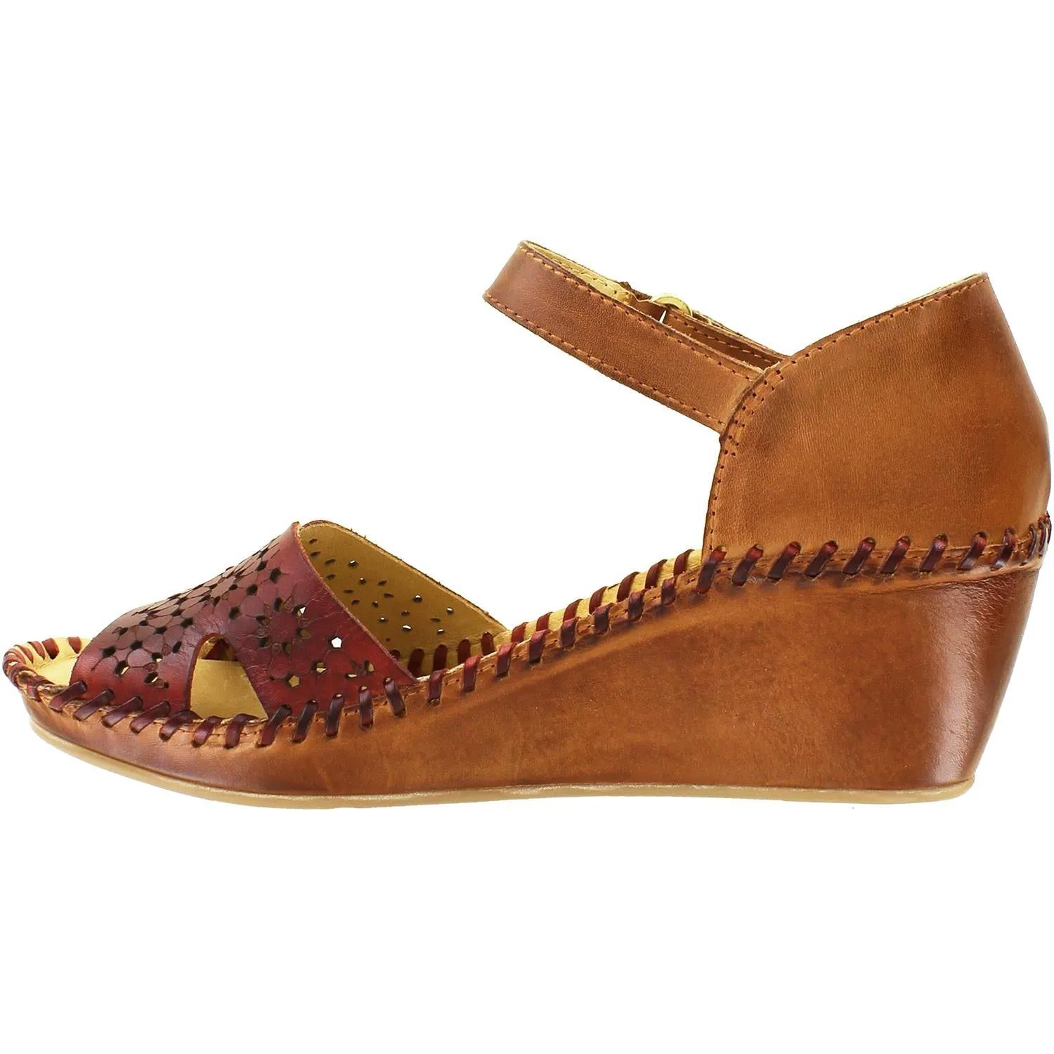 Women's Pikolinos Margarita 943-1691C1 Sandia/Brandy Leather