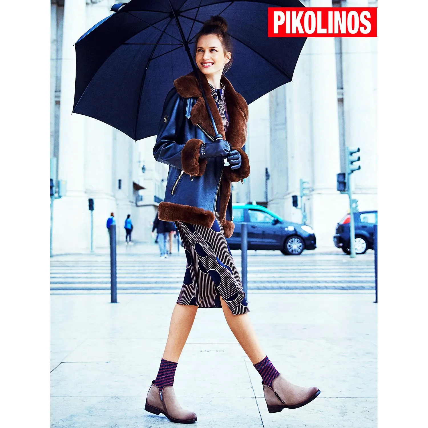 Women's Pikolinos Ordino W8M-8692 Lead Leather