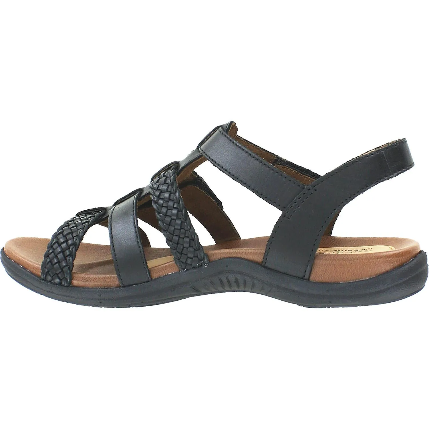 Women's Rockport Cobb Hill Rubey T-Strap Black Leather