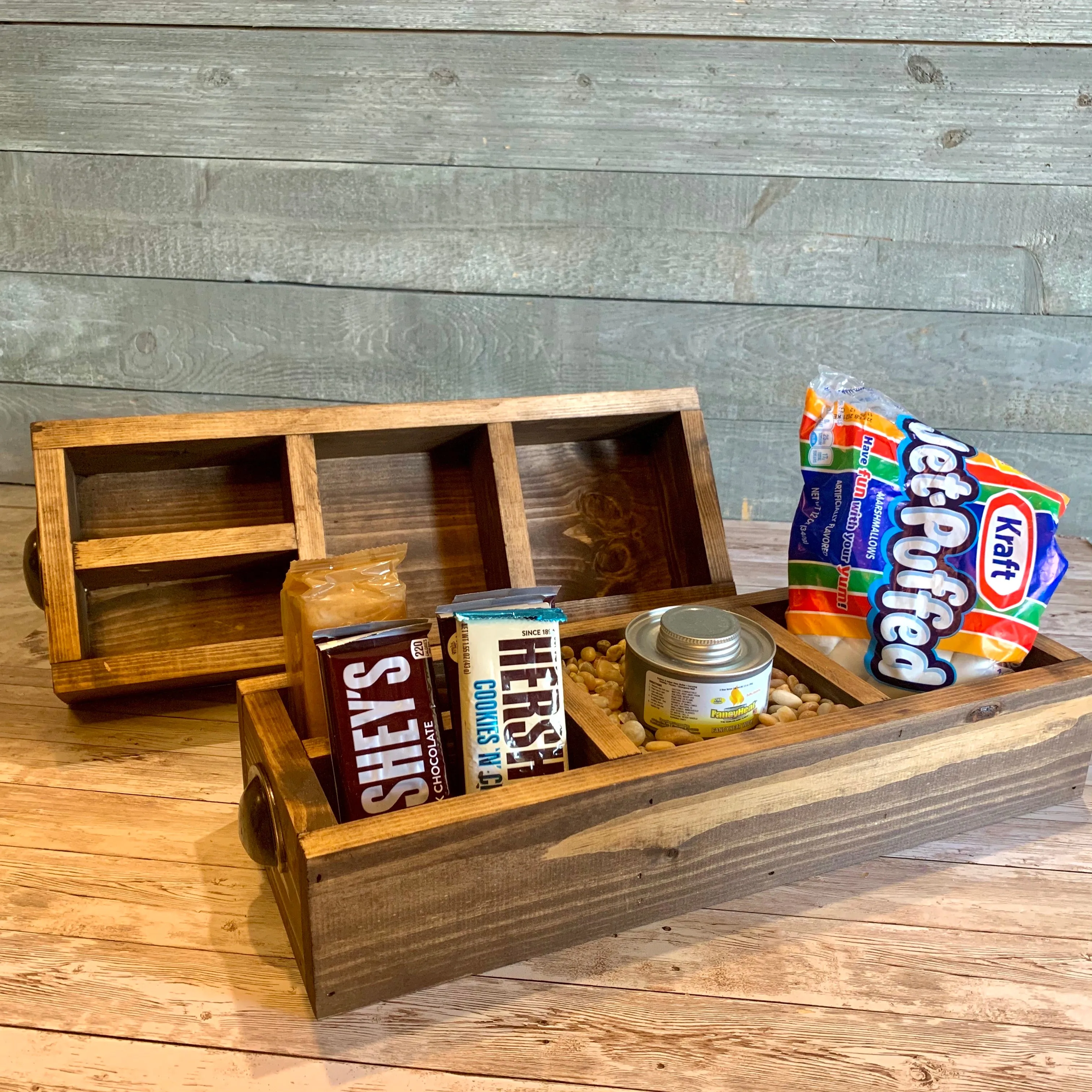Wooden S’mores Box