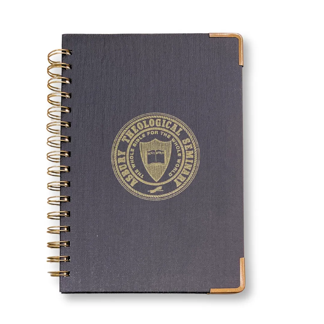 Woven Paper Hardback With Metal Accents Notebook