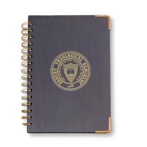 Woven Paper Hardback With Metal Accents Notebook